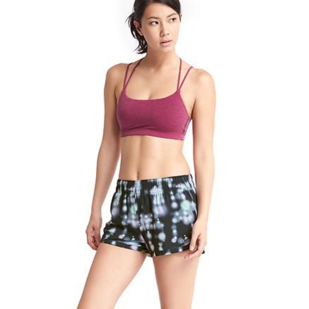 Gapfit 3" Running Shorts Glowing Lights Size S
